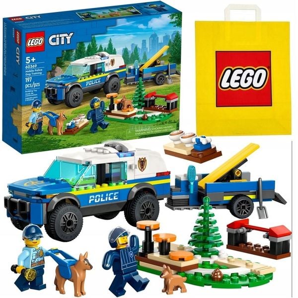 LEGO CITY 60369 SZKOLENIE PSÓW POLICYJNYCH W TERENIE zdjęcie 1