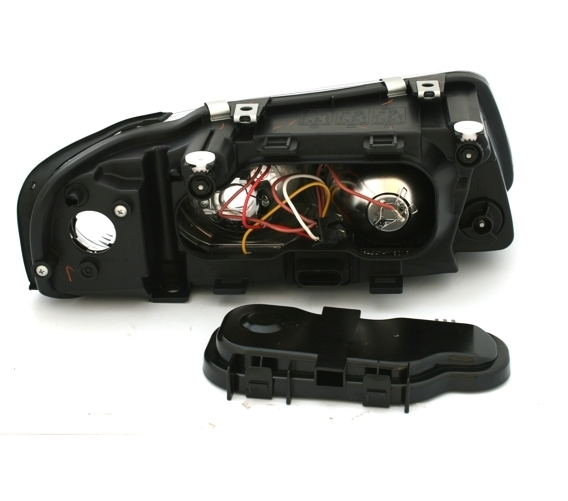LAMPY REFLEKTORY Do AUDI A3 Od 2000 Do 2003 Roku BLACK DEPO zdjęcie 4