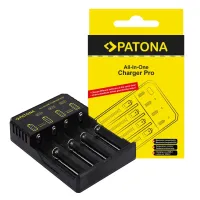 PATONA Ładowarka All-In-One Pro USB-C do paluszków AA/AAA i ogniwa okrągłe
