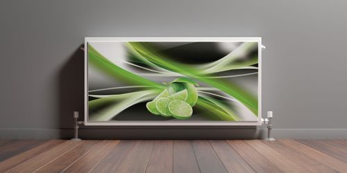 Mata MAGNETYCZNA Na Grzejnik Limonki Owoce Abstrakcja Cytrusy 110cm x 60cm na Arena.pl
