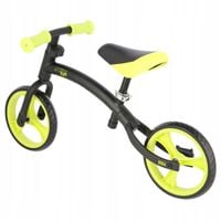 Rowerek biegowy 9" Nils fun RB06 dziecięcy dla dziecka czarno-żółty 2,5kg