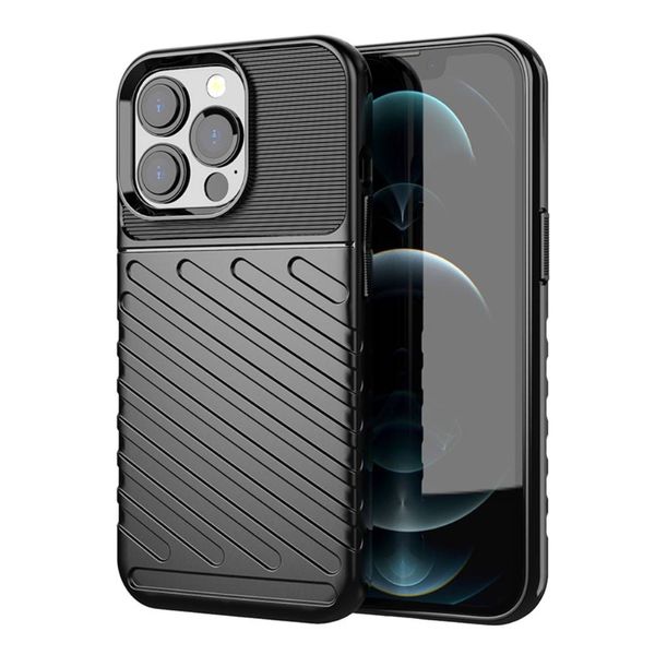 Etui Iphone 13 Pro Pancerne Thunder Czarne zdjęcie 1