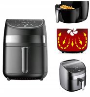 FRYTKOWNICA BEZTŁUSZCZOWA 3,7L termoobieg regulacja temper. timer AIR FRYER FRYTKOWNICA BEZTŁUSZCZOWA 3,7L termoobieg regulacja temper. timer AIR FRYER