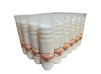 Zestaw wkładów do zniczy Kerzen 23 cm Wax 7 24szt