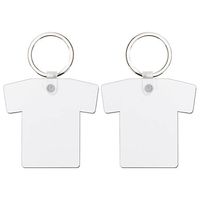 Dwustronny brelok z MDF-u do sublimacji - koszulka