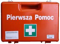 Apteczka K15 przemysłowa z wieszakiem + ustnik