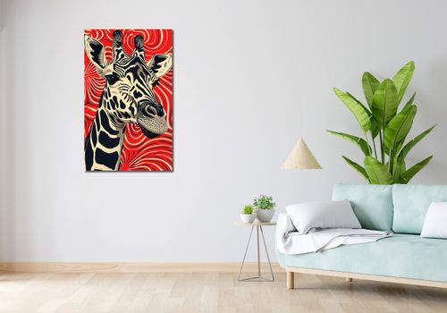 Obraz 60x100cm Wzrok Żyrafy na Arena.pl