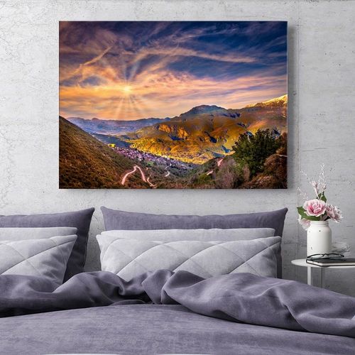 Obraz na płótnie - Canvas, Miasteczko w górach 60x40 na Arena.pl