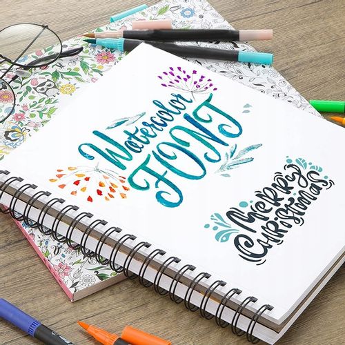 100 KOLORÓW DŁUGOPISY PISAKÓW DUAL BRUSH AKWARELI na Arena.pl