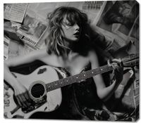 Obraz 100x90cm Młoda Gitarzystka