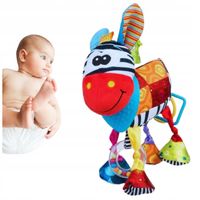 Zawieszka do wózka sensoryczna kontrastowa grzechotka Osioł Dave Dumel