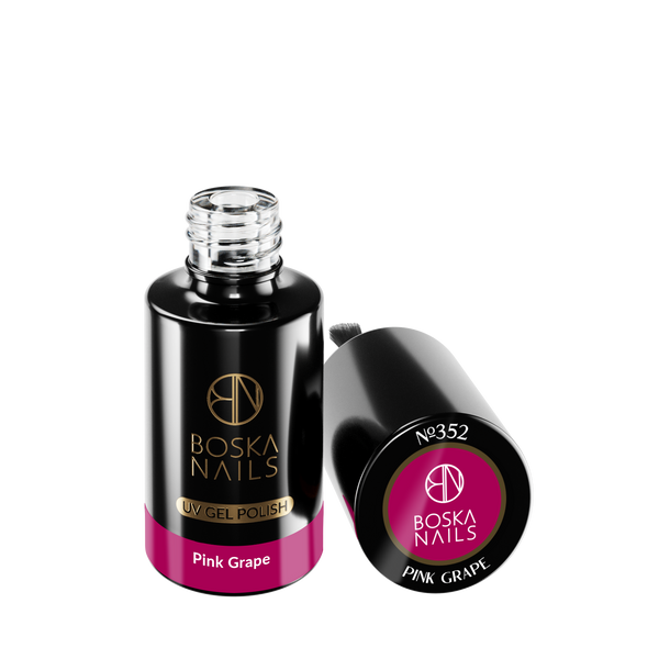 BOSKA NAILS Lakier hybrydowy Pink Grape 352 - 6ml zdjęcie 2
