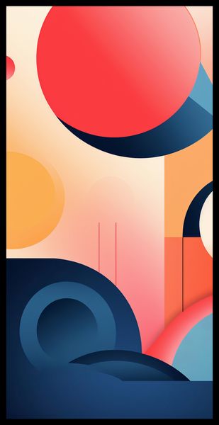 Plakat 50x100cm Geometryczne Marzenia zdjęcie 2