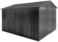 Domek Narzędziowy z oknem Ogrodowy Garaż Metalowy Tracy 300X260X206CM