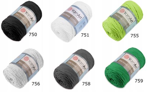 Włóczka macrame cotton kolory na Arena.pl