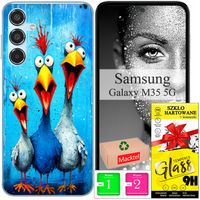 Etui do Samsung Galaxy M35 5G Obudowa FOTO Case Plecki Pokrowiec + SZKŁO 9H