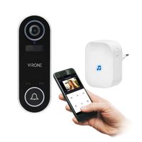 BEZPRZEWODOWY DZWONEK Z KAMERĄ WI-FI: TUYA VIRONE VDB-1 - ON-VDB-1
