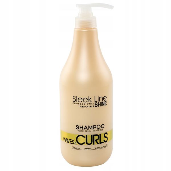 STAPIZ Szampon Maska do włosów kręconych i fal WAVES&CURLS 2x1L zdjęcie 2