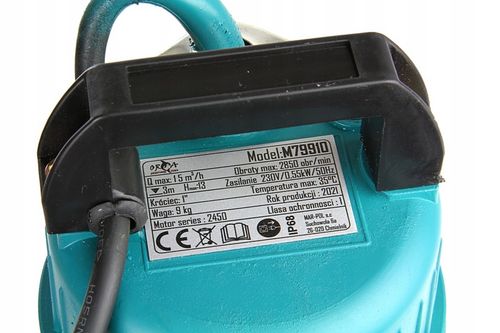 POMPA DO WODY BRUDNEJ CZYSTEJ ZANURZENIOWA SITKO SITO SZAMBA 2100W 1" na Arena.pl