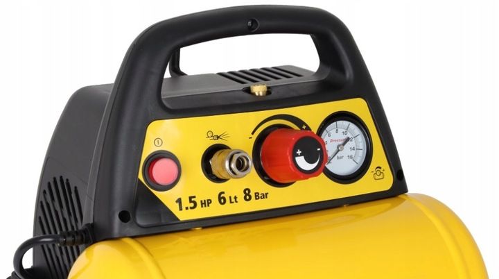 KOMPRESOR BEZOLEJOWY 6L 230V 8 BAR STANLEY zdjęcie 5