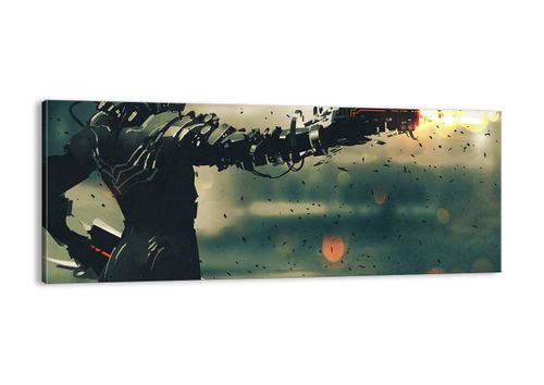 Obraz Na Płótnie - Robot Walka Broń - 100X40 Cm - Ab100X40-3196 na Arena.pl
