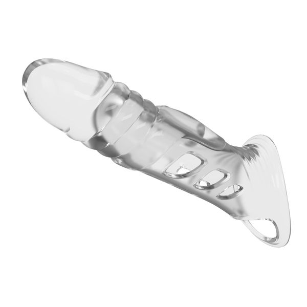 Pretty Love Penis Sleeve 8.7" Extender – Clear zdjęcie 7