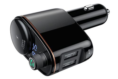 Baseus Transmiter Bluetooth ładowarka 2xUSB 3.4A Locomotive na Arena.pl