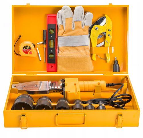 ZGRZEWARKA POLIFUZYJNA LCD DO RUR PCV PP 2800W 7-MATRYC 16-63 + WALIZKA na Arena.pl