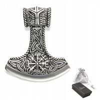 Zawieszka srebro pr. 925 Kultowy Wisiorek Wikingów Topór Nordycki dla Niego