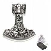 Zawieszka srebro pr. 925 Kultowy Wisiorek Wikingów Topór Nordycki dla Niego