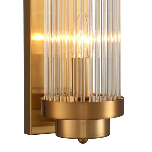 Lampa ścienna STELO M złota 40 cm na Arena.pl