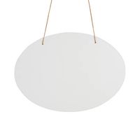 Zawieszka na drzwi z aluminium do sublimacji - owal