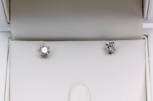 Emaga Złote kolczyki KBD4820 - Diament na Arena.pl