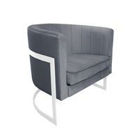 Fotel Glamour podstawa biała BL14