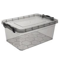 Pojemnik Kuchenny do Przechowywania Żywności z Pokrywką Klipsami Duży 14L