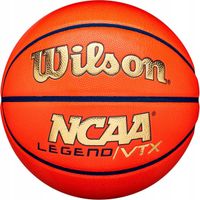 Piłka do koszykówki kosza WILSON NCAA LEGEND VTX GOLD 7 SKÓRA