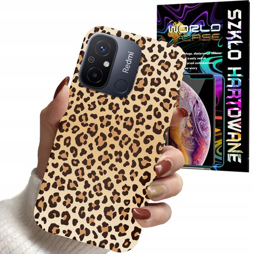 ETUI DO XIAOMI REDMI 12C - PANTERKA WZORKI MODNE WZORY DLA KOBIET + SZKŁO na Arena.pl