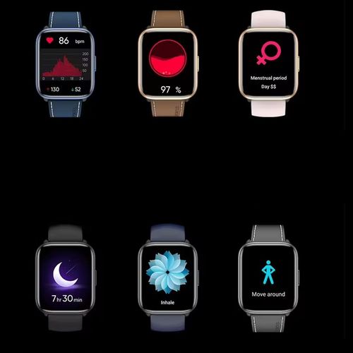 SMARTWATCH ZEGAREK POLSKIE MENU ROZMOWY SPORT SMART WATCH DAMSKI 2 PASKI na Arena.pl