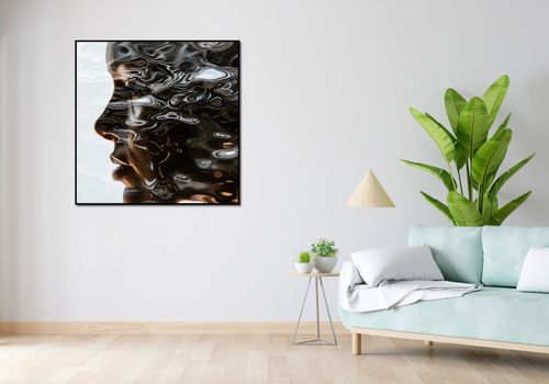 Plakat 100x100cm Wodniste Odbicie Swojego Ja na Arena.pl