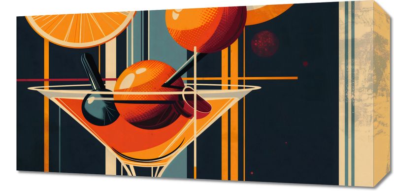 Obraz 60x30cm Koktajl w Stylu zdjęcie 1