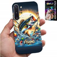 ETUI DO SAMSUNG NOTE 10 PLUS - WZORY DLA WĘDKARZA, RYBY, DORSZ, ŁOSOŚ