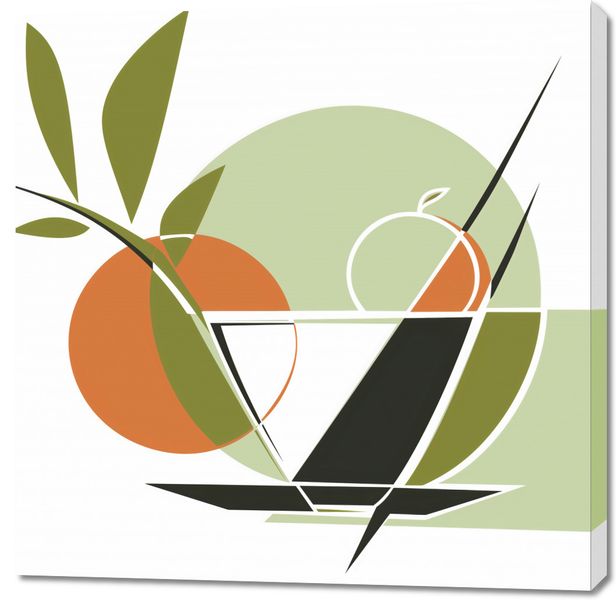 Obraz 100x100cm Owocowa Herbata zdjęcie 1