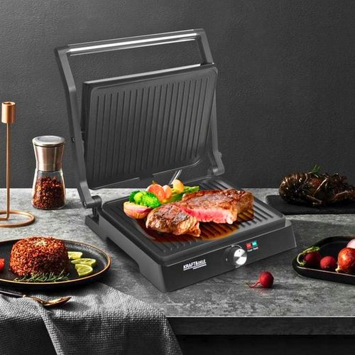 GRILL OPIEKACZ TOSTER ELEKTRYCZNY DO KANAPEK PANINI ROZKŁADANY DUŻY na Arena.pl