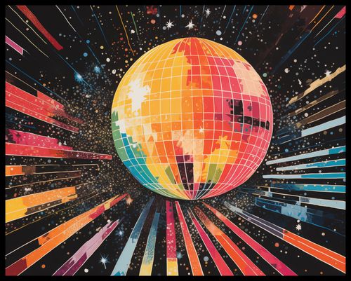 Plakat 76x60,5cm Disco Gra! na Arena.pl