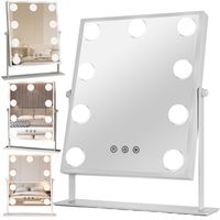 LUSTERKO KOSMETYCZNE PODŚWIETLANE LED LUSTRO DO MAKIJAŻU TYPU HOLLYWOOD PRO