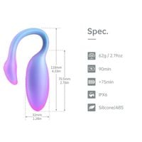 wibrator noszony magic motion flamingo max niebieski z aplikacją