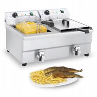 Frytownica dwukomorowa Royal Catering RCEF-16DH-1 32 l 6400 W