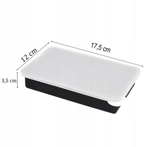 6x Foremki do lodu silikonowe forma do 15 kostek lodu z pokrywką na Arena.pl