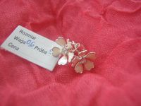 kolczyki srebrne kwiatki  KD-42