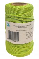 SZNUREK DEKORACYJNY BAWEŁNIANY 50MB PASTEL LIMONKA TRES